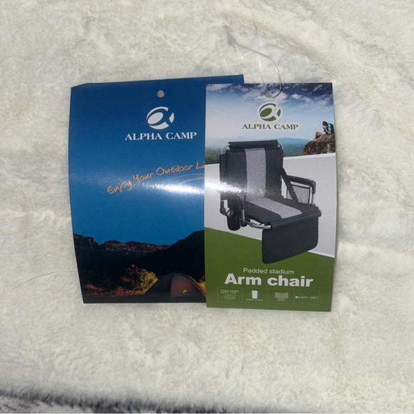 Alpha Camp Padded Stadium Arm Chair - Picture 2 of 4